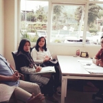Suasana musyawarah bipartit antara perwakilan karyawan, SPSI, PT Lembu Nusantara Jaya di kantor DPMPTS dan Naker Kota Batu.