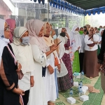 Asluchul Alif saat sampaikan program Qosim-Alif di hadapan pendukung. (foto: ist)