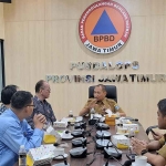 BPBD Jatim saat menerima kunjungan dari Konjen Jepang.