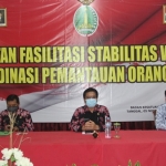 Kegiatan Fasilitasi Stabilitas Wilayah (Koordinasi Pemantauan Orang Asing) di Wilayah Kota Pasuruan.