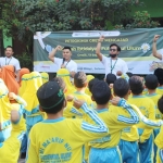 Kegiatan Petrokimia Gresik Mengajar dilakukan para pengajar Petrokimia Gresik kepada para siswa MI. foto: ist.