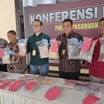 Barang bukti yang berhasil diamankan.