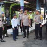 Kegiatan Operasi Lilin Semeru 2019 di Terminal Ronggo Sukowati, Pamekasan.