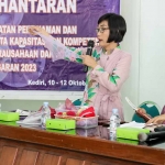 Pelatihan Hantaran yang digelar Dinas Koperasi dan UMTK Kota Kediri. Foto: Ist