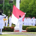 Upacara Peringatan HUT Ke-76 RI tingkat Kabupaten Bone. 