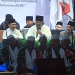 Wali Kota Pasuruan saat menghadiri Bugul Kidul Bersholawat.