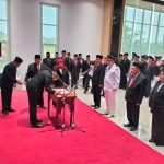 Prosesi mutasi pejabat di Lingkungan Pemkab Pasuruan Tahap I. Foto: Supardi/BANGSAONLINE