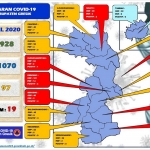 Peta sebaran COVID-19 di Kabupaten Gresik.