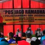 suasana safari ramadan Kapolres. foto;eky nur hadi