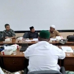 Rapat pengurus ponpes yang digelar dengan Komisi III DPRD Kabupaten Pasuruan.