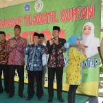 Wabup Lamongan, Kartika Hidayati saat membuka MTQ di Pendopo Kecamatan Mantup, Lamongan. foto: nurqomar/ BANGSAONLINE