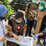 Wali Kota Surabaya, Tri Rismaharini saat mengunjungi Kementerian Pekerjaan Umum dan Perumahan Rakyat (Kemen PUPR) RI, Kamis (6/8/2020). (foto: ist).