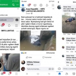 Jenazah Muntholib yang mengapung di Dam Pulosari viral di media sosial.