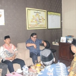 Mediasi antara partai Nasdem dengan PKB di ruang Wakapolres.