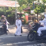 Murid salah satu sekolah di Ngawi.