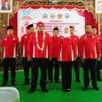 Pelantikan pengurus DPD FOKAN Jawa Timur dan Koordinator Nawacita Madura digelar di Pendopo Agung Bangkalan.
