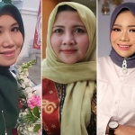 Kiri ke kanan: Dr. Lia Istifhama, Reny Widya Lestari, S.T., Siti Rafika Hardhiansari, S.Pd. (foto: ist)