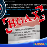 Cek Fakta dari narasi yang beredar soal surat suara yang sudah tercoblos Paslon 02 di Pilpres 2024 di Kabupaten Tuban