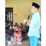 Gus Barra saat menyampaikan program unggulan Ikbar di hadapan warga Kecamatan Trawas.