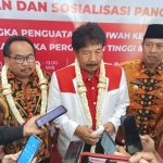 Kepala BPIP RI Prof. KH. Yudian Wahyudi saat diwawancara.