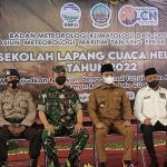 Suasana saat pembukaan Sekolah Lapang Cuaca Nelayan di Bangkalan.