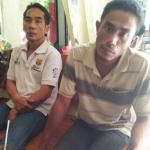 Dua tersangka sabu saat diamankan.