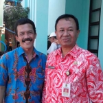 Happy Dwi P (kanan), Kepala DKPP Kota Mojokerto.