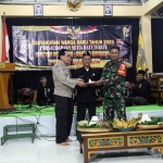 Pengesahan anggota baru PSHT Sidoarjo, yang dihadiri oleh Polri -TNI.