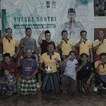 Kapolres Ponorogo, AKBP Catur Cahyono Wibowo, usai futsal bersama para Kiai Muda atau Gus. Foto: Ist