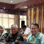 Jajaran Kantah Kabupaten Pasuruan saat mengikuti Pembinaan Pengelolaan Keuangan dan Barang Milik yang digelar Biro Keuangan dan BMN Kementerian ATR/BPN di Kanwil BPN Jatim.