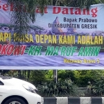 Spanduk pendukung Jokowi-Ma