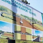 Desain gambar Jembatan Kanor - Rengel.