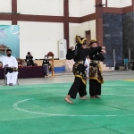 Dua Pendekar Pencak Silat Pagar Nusa saat mengikuti festival. foto: ist.