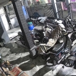 Tangkapan layar CCTV saat pelaku membawa kabur motr Ninja di Pasuruan