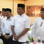 Kepala Staf Komando Armada II (Kas Koarmada II) Laksma TNI Ahmadi Heri Purwono, SE., MM di sela acara.