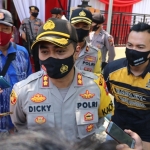 Kapolres Ngawi saat memberikan keterangan kepada awak media.