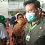 Menteri Pertanian Syahrul Yasin Limpo  saat datang ke Desa Karangtinoto, Kecamatan Rengel, Kabupaten Tuban, Jum