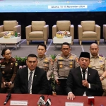 Konferensi pers tindak pidana pertanahan.