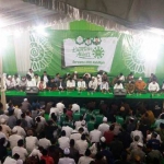 Acara Liwetan Akbar yang berlangsung di Pondok Pesantren Sabilurrosyad, Gasek, Sukun Malang, Selasa (29/01) malam.