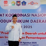 Wakil Bupati Mojokerto saat menghadiri Rakornas PHD 2025. 