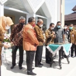 Suasana saat peresmian layanan kesehatan berbasis teknologi.