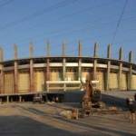Stadion Gelora Joko Samudero, di Desa Segoromadu Kecamatan Kebomas. foto: SYUHUD/ BANGSAONLINE