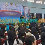 Rektor UNP Kediri, Zainal Afandi saat memberi sambutan. Foto: MUJI HARJITA/BANGSAONLINE