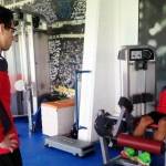 Evan Dimas saat berlatih fisik secara khusus di gym Espanyol B. foto: goal
