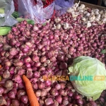 Bawang merah menjadi salah satu komoditas pangan yang mengalami penurunan di Jateng. Foto: Bangsaonline.
