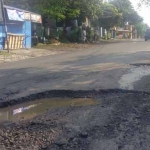 Salah satu ruas jalan di Pasuruan yang butuh perbaikan. foto: BANGSAONLINE