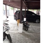 Pelaku terekam membawa motor salah satu PNS di lingkungan Sekretariat DPRD Pasuruan.