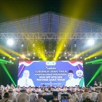 Gubernur Khofifah saat menghadiri Kickoff MTQ Jatim XXX di Kota Pasuruan.