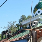 Masjid di Dusun Nitri yang menjadi sasaran program TMMD sudah mulai bisa digunakan warga.