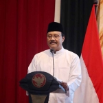 Wali Kota Pasuruan, Saifullah Yusuf atau yang akrab disapa Gus Ipul, saat membuka Forum Konsultasi Publik RPJPD 2025-2045.